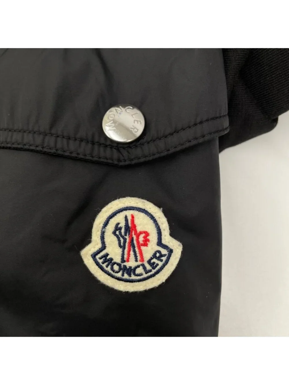 Moncler Black Felpa Con Cappuccio Hoodie XL